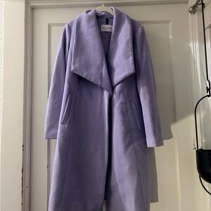 Cole Haan Lavender Drape Coat
